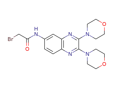 6-(bromoacetyl)amino-2,3-dimorpholinoquinoxaline