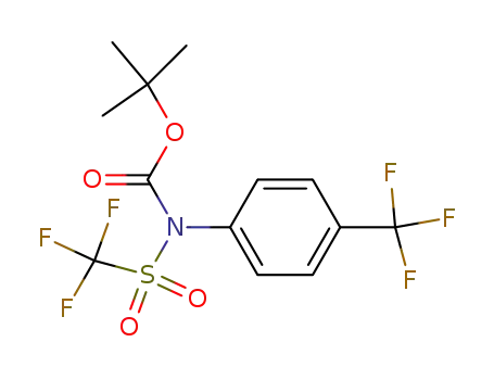 N-tert-Butoxycarbonyl-N-trifluoromethylsulfonyl-4-trifluoromethylanilide