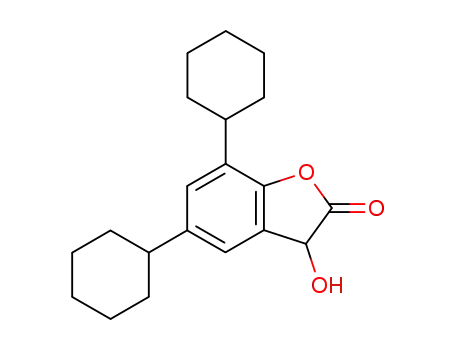 5,7-dicyclohexyl-3-hydroxy-3H-benzofuran-2-one