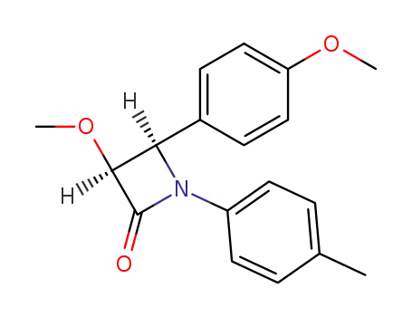 (3S,4R)-3-Methoxy-4-(4-methoxy-phenyl)-1-p-tolyl-azetidin-2-one