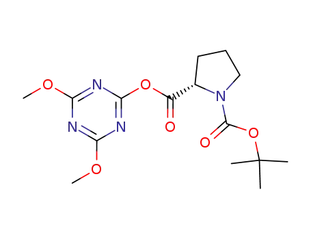 pyrrolidine-1,2-dicarboxylic acid 1-tert-butyl ester 2-(4,6-dimethoxy-[1,3,5]triazin-2-yl) ester