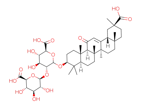 (3β,20β)-20-carboxy-11-oxo-30-norolean-12-en-3-yl 2-O-β-D-glucopyranuronosyl-D-glucopyranosiduronic acid