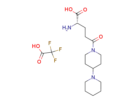 (S)-2-Amino-5-[1,4']bipiperidinyl-1'-yl-5-oxo-pentanoic acid; compound with trifluoro-acetic acid