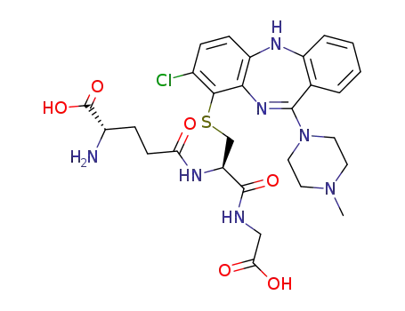 C-9 glutathionyl clozapine