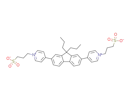 9,9-dipropyl-2,7-bis(1-sulfopropyl-4-pyridinium)fluorene