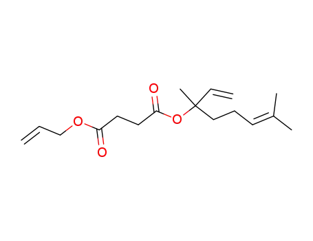 Succinic acid 1,5-dimethyl-1-vinylhex-4-enyl ester prop-1-ynyl ester