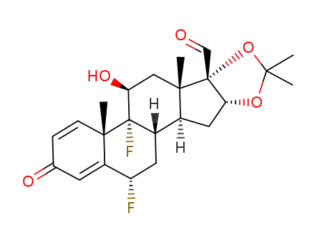 6α,9α-difluoro-17β-formyl-11β-hydroxy-16α,17α-isopropylidenedioxyandrosta-1,4-dien-3-one