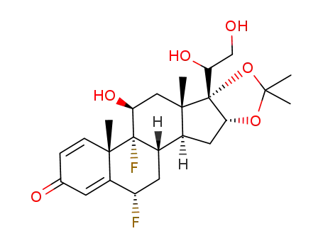6α,9α-difluoro-11β,20,21-trihydroxy-16α,17α-isopropylidenedioxypregnane-1,4-dien-3-one