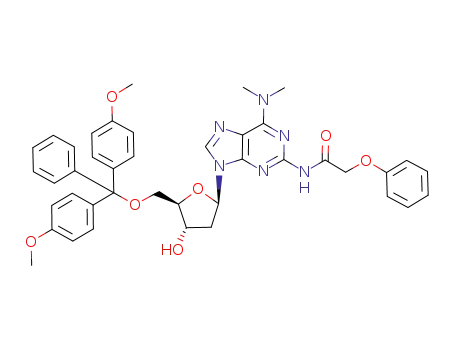 N-(9-{5-[bis-(4-methoxy-phenyl)-phenyl-methoxymethyl]-4-hydroxy-tetrahydro-furan-2-yl}-6-dimethylamino-9H-purin-2-yl)-2-phenoxy-acetamide