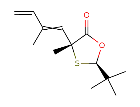 2-(tert-butyl)-5-(2-methyl-buta-1,3-dienyl)-5-methyl-1,3-oxathiolan-4-one