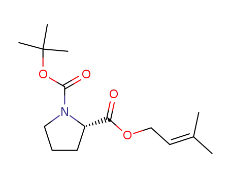 pyrrolidine-1,2-dicarboxylic acid 1-tert-butyl ester 2-(3-methyl-but-2-enyl) ester