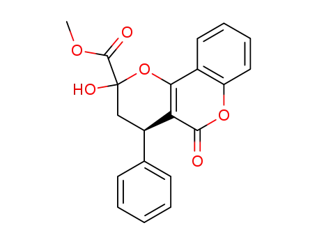 (4R)-methyl 2-hydroxy-5-oxo-4-phenyl-2,3,4,5-tetrahydropyrano[3,2-c]chromene-2-carboxylate