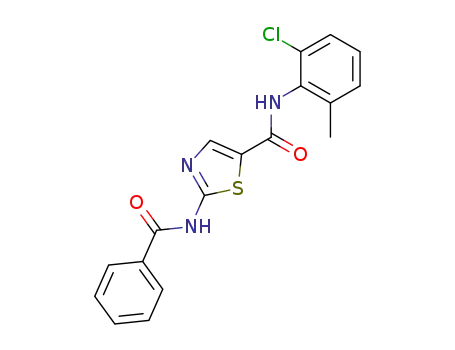 2-(benzoylamino)-N-(2-chloro-6-methylphenyl)-5-thiazolecarboxamide