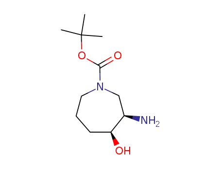(3R,4S)-3-Amino-4-hydroxy-azepane-1-carboxylic acid tert-butyl ester