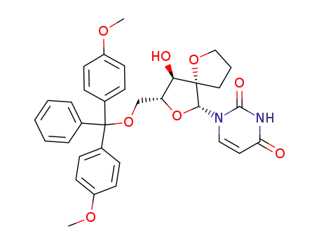 1-[5-O-(4,4'-dimethoxytrityl)-2-O,2-C-propano-β-D-arabinofuranosyl]uracil