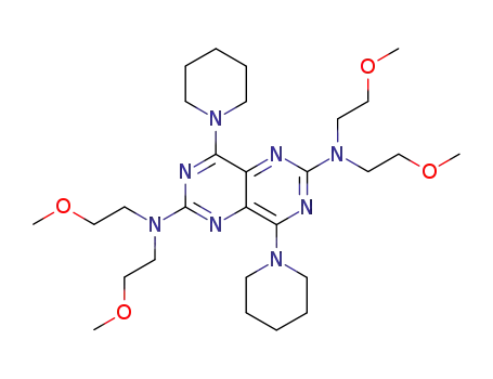 N2,N2,N6,N6-tetrakis(2-methoxyethyl)-4,8-di(piperidin-1-yl)pyrimido[5,4-d]pyrimidine-2,6-diamine