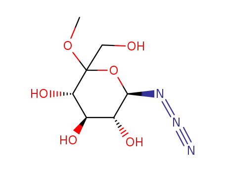 (3S,4R,5R,6R)-6-Azido-2-hydroxymethyl-2-methoxy-tetrahydro-pyran-3,4,5-triol