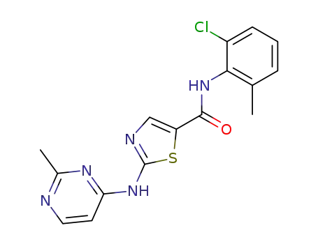 N-(2-chloro-6-methylphenyl)-2-(2-methylpyrimidin-4-ylamino)thiazole-5-carboxamide