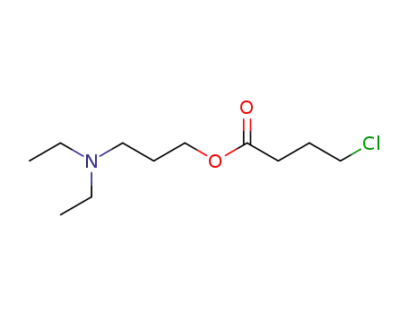 4-chlorobutyric acid 3-diethylaminopropyl ester