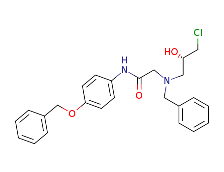 (S)-2-[BENZYL-(3-CHLORO-2-HYDROXY-PROPYL)-AMINO]-N-(4-BENZYLOXY-PHENYL)-ACETAMIDE