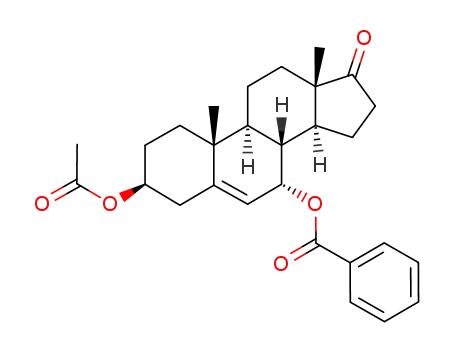 Benzoic acid (3S,7S,8R,9S,10R,13S,14S)-3-acetoxy-10,13-dimethyl-17-oxo-2,3,4,7,8,9,10,11,12,13,14,15,16,17-tetradecahydro-1H-cyclopenta[a]phenanthren-7-yl ester