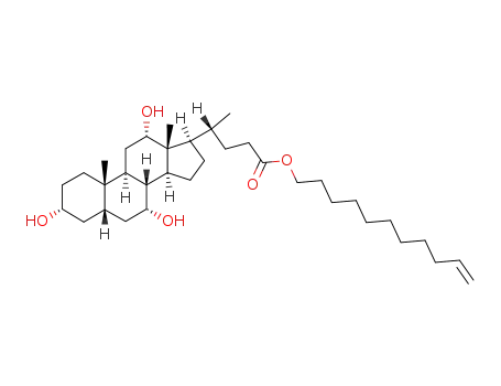 10-undecenyl 7α,12α,3α-trihydroxy-5β-cholan-24-oate