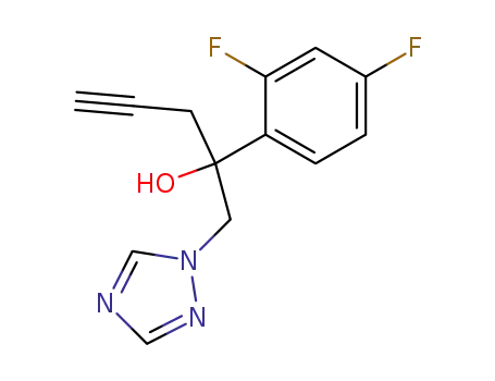2‑(2,4‑difluorophenyl)‑1‑(1H‑1,2,4‑triazol‑1‑yl)pent‑4‑yn‑2‑ol