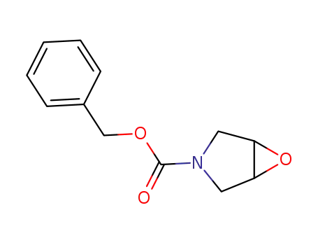 Molecular Structure of 31865-25-5 (6-Oxa-3-azabicyclo[3.1.0]hexane-3-carboxylic acid, phenylmethyl ester)