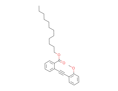 dodecyl 2-((2-methoxyphenyl)ethynyl)benzoate