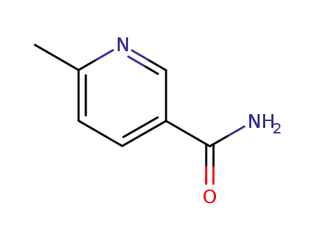 Molecular Structure of 6960-22-1 (6-METHYLNICOTINAMIDE)
