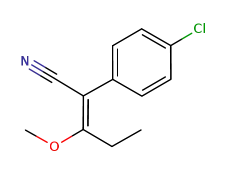 1-(4-chlorophenyl)-1-cyano-2-methoxybut-1-ene
