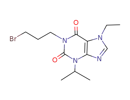 1-(3-bromopropyl)-7-ethyl-3-isopropyl-3,7-dihydropurine-2,6-dione