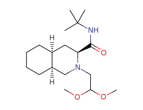 N-tert-butyl-2-(2,2-dimethoxyethyl)decahydro-3-isoquinoline carboxamide