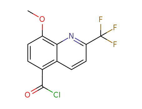 8-Methoxy-2-(trifluoromethyl)quinoline-5-carbonyl chloride
