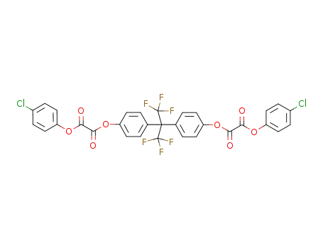bisphenol-AF bis(4-chlorophenyl oxalate)