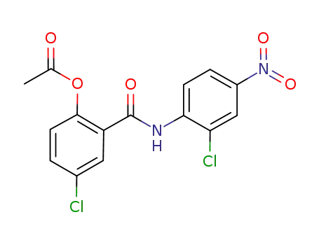 4-chloro-2-((2-chloro-4-nitrophenyl)carbamoyl)phenyl acetate