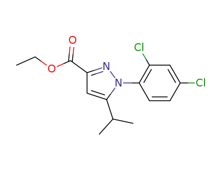 ethyl 1-(2,4-dichloro-phenyl)-5-isopropyl-1H-pyrazole-3-carboxylate