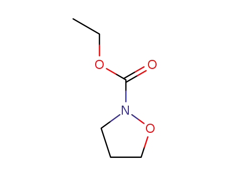 Molecular Structure of 54020-55-2 (2-Isoxazolidinecarboxylicacid,ethylester(9CI))