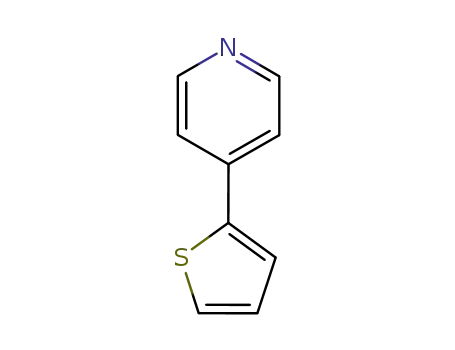 Molecular Structure of 21298-54-4 (Pyridine, 4-(2-thienyl)-)