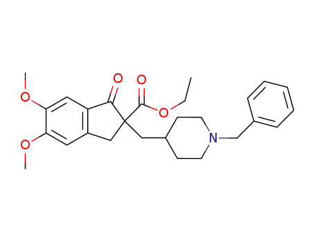 1-benzyl-4-[((5,6-dimethoxy-2-ethoxycarbonylindan-1-on)-2-yl)methyl]piperidine