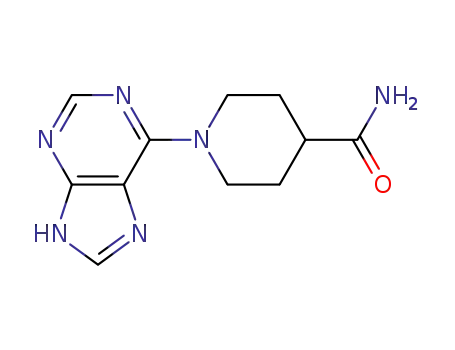 1-(9H-purin-6-yl)piperidine-4-carboxylic acid amide