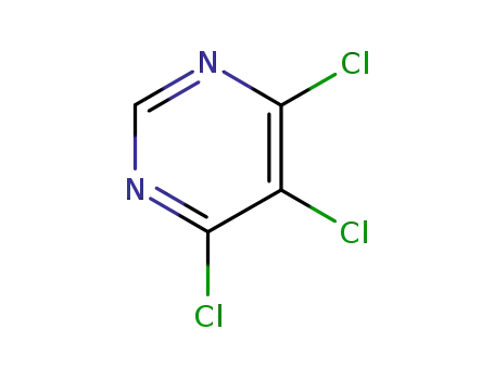 Molecular Structure of 1780-27-4 (4,5,6-Trichloropyrimidine)