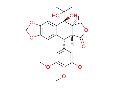 7α-(2-hydroxyprop-2-yl)podophyllotoxin