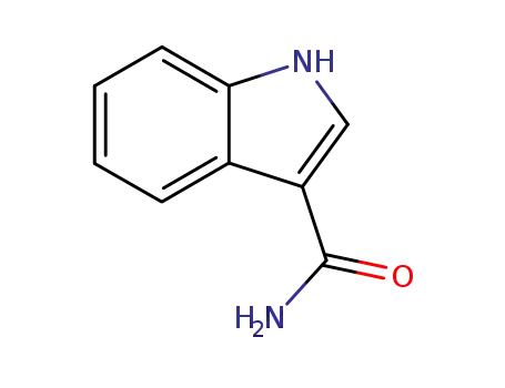 Molecular Structure of 1670-85-5 (1H-Indole-3-carboxamide(9CI))