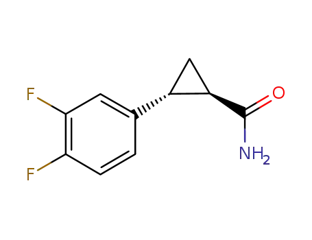 Cyclopropanecarboxamide, 2-(3,4-difluorophenyl)-, (1R,2R)-