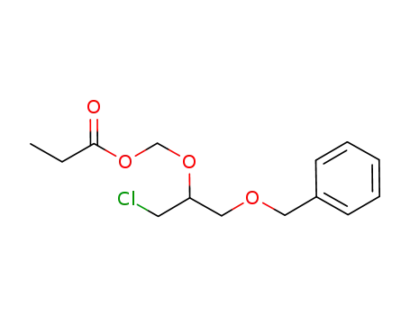 1-benzyloxy-3-chloro-2-(propionyloxy)methoxypropane