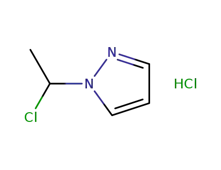 N-(1-chloroethyl)-pyrazole hydrochloride