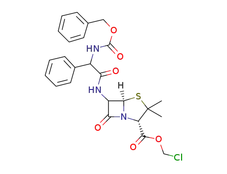 chloromethyl 6-(2-benzyloxycarbonylamino-2-phenylacetamido)penicillanate