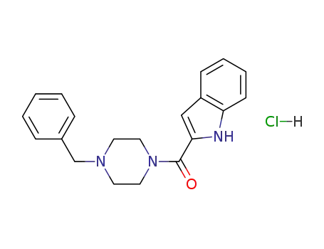 2-(4-benzylpiperazin-1-yl)carbonyl indole hydrochloride