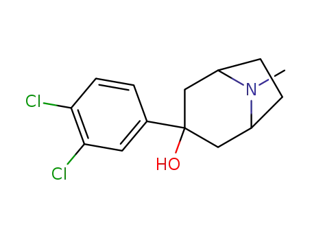 3-(3,4-dichloro-phenyl)-8-methyl-8-aza-bicyclo[3.2.1]octan-3-ol